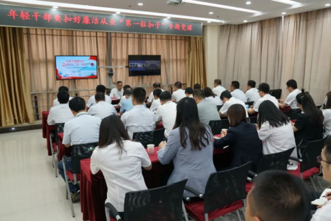 扣好廉洁从业“第一粒扣子” | 赛鼎公司开展反腐倡廉宣传教育月专题党课