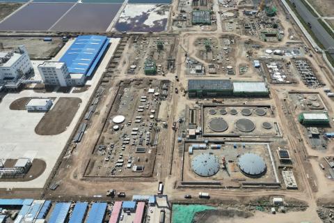 公司承建新疆新业能化20万吨/年BDO(二期）项目稳步推进