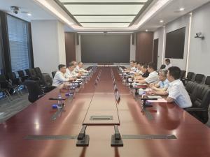 周恩利与中煤山西公司党委书记、董事长王永峰举行会谈