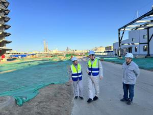 李季赴中科富峰项目检查督导安全、环保工作