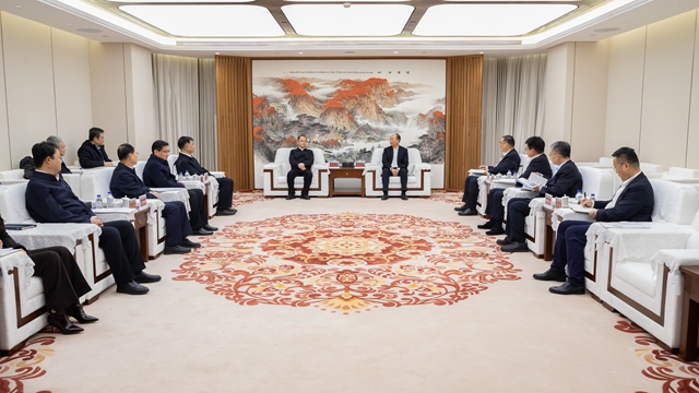 莫鼎革会见滨州市委书记宋永祥