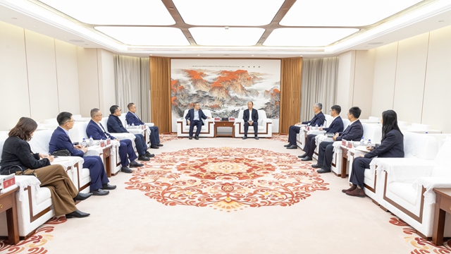 中国化学与中国对外承包工程商会交流座谈