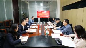 中国化工职工思想政治研究会副会长崔建华来公司调研交流