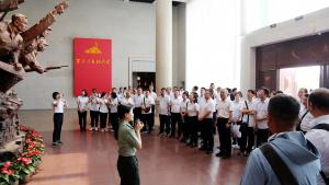 公司党委组织党员干部职工赴百团大战纪念馆开展“铭记历史、缅怀先烈、珍爱和平、开创未来”主题学习教育活动