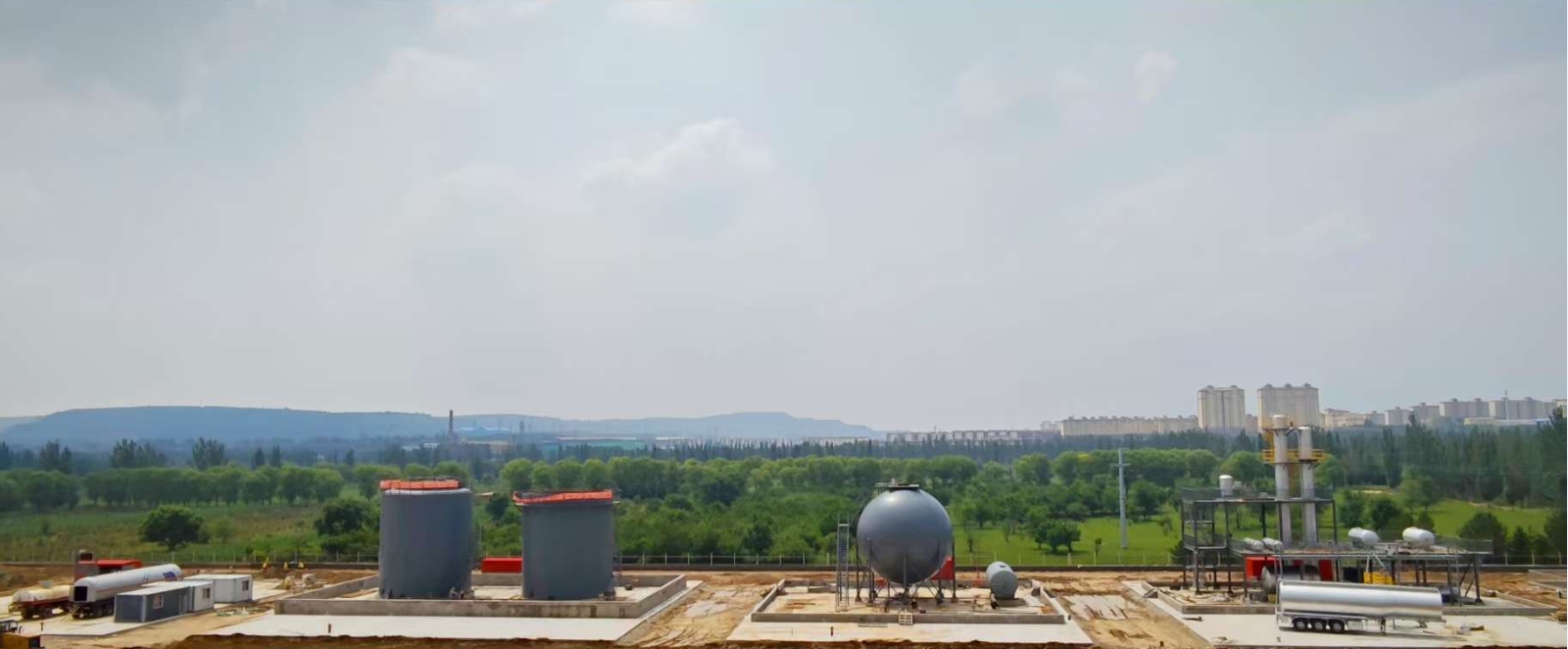 公司承建中煤平朔国家危险化学品应急救援基地圆满完工