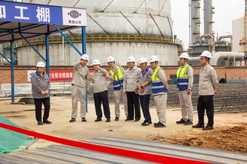 周恩利赴山西兰花气化工程项目现场检查指导工作