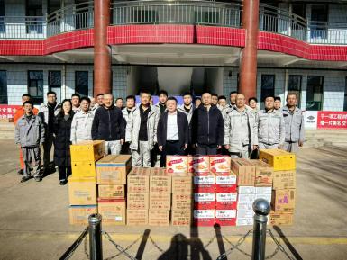 周恩利一行赴山西兰花项目现场调研慰问