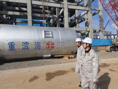 吉利一行赴兰花气化项目现场督导安全生产工作并慰问一线员工