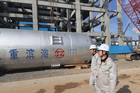 吉利一行赴兰花气化项目现场督导安全生产工作并慰问一线员工